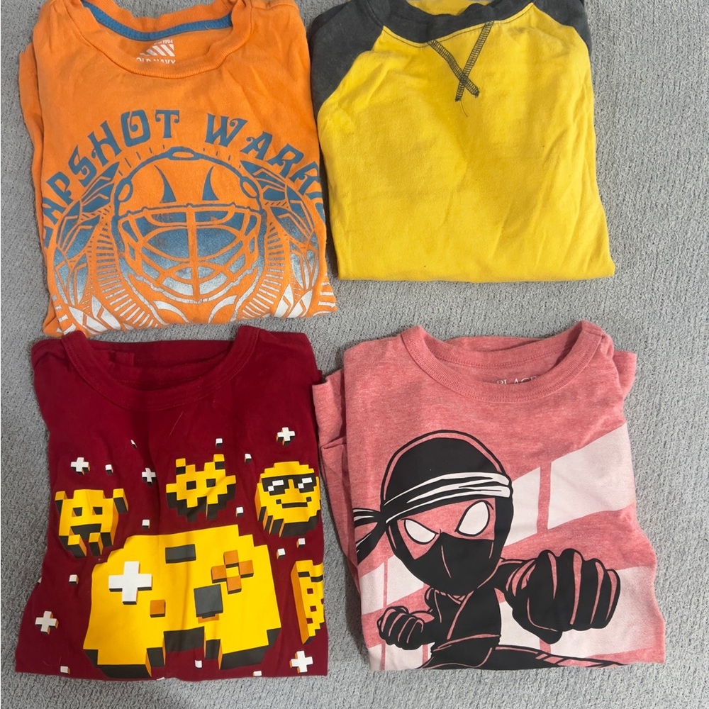 Boys Bundle sz 7 8 long-sleeve Tees